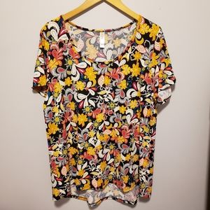LulaRoe Floral Shirt